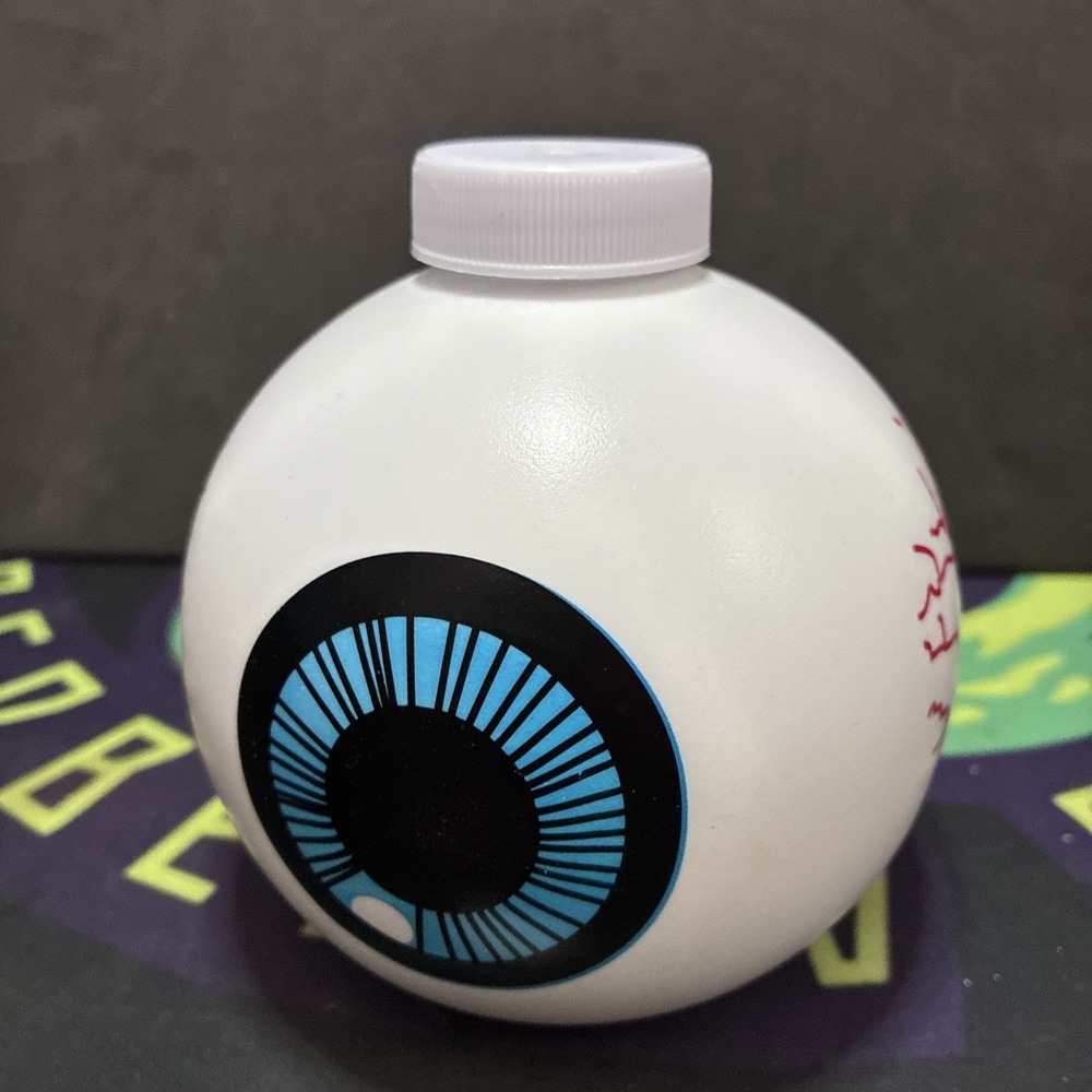 👁️ Gothic Eyeball Soap Dispenser Halloween Eye Bottle No Pump A1